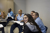 students sitting at desks